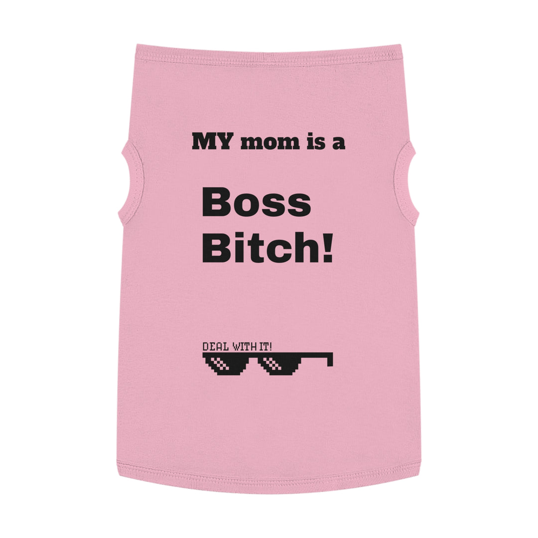 Boss Bitch Pet Tank Top, Funny Dog Shirt, Pet Apparel, Gift for Dog Lovers, Cute Dog Outfit, Summer Pet Fashion
