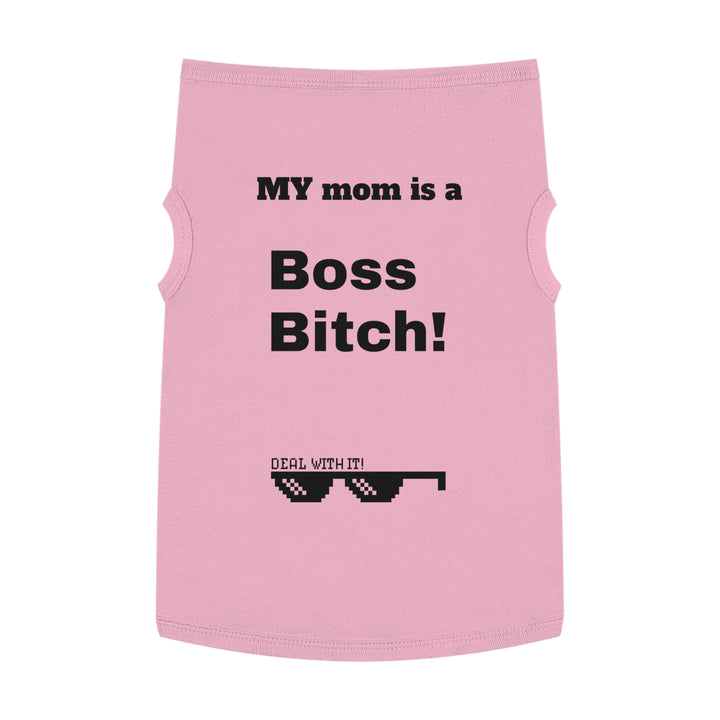 Boss Bitch Pet Tank Top, Funny Dog Shirt, Pet Apparel, Gift for Dog Lovers, Cute Dog Outfit, Summer Pet Fashion