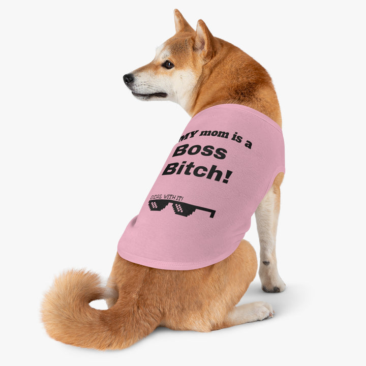 Boss Bitch Pet Tank Top, Funny Dog Shirt, Pet Apparel, Gift for Dog Lovers, Cute Dog Outfit, Summer Pet Fashion