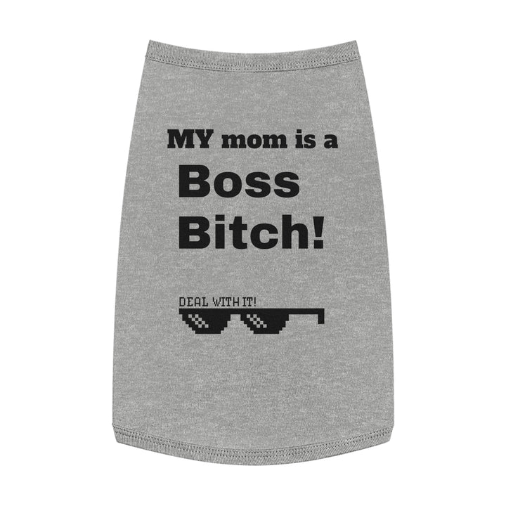 Boss Bitch Pet Tank Top, Funny Dog Shirt, Pet Apparel, Gift for Dog Lovers, Cute Dog Outfit, Summer Pet Fashion