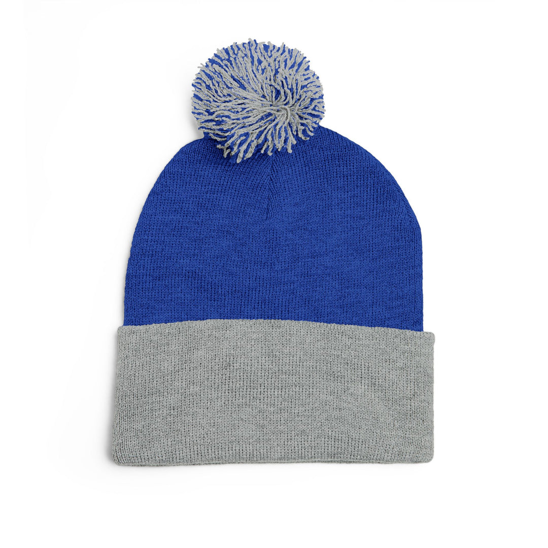 Cozy Pom-Pom Knit Cap - 'Boss Bitch' Beanie, Winter Hat, Gift for Her, Trendy Accessories, Fashionable Headwear