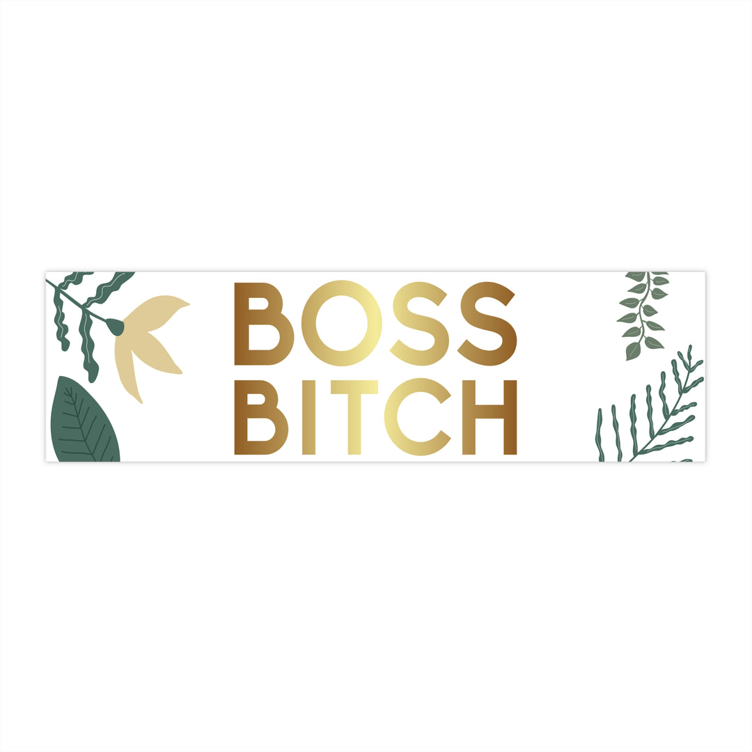 Boss Bitch Bumper Sticker | Empowering Car Decal | Modern Floral Design, Motivational Quotes, Great for Gifts, Home Decor, Vehicle [...]