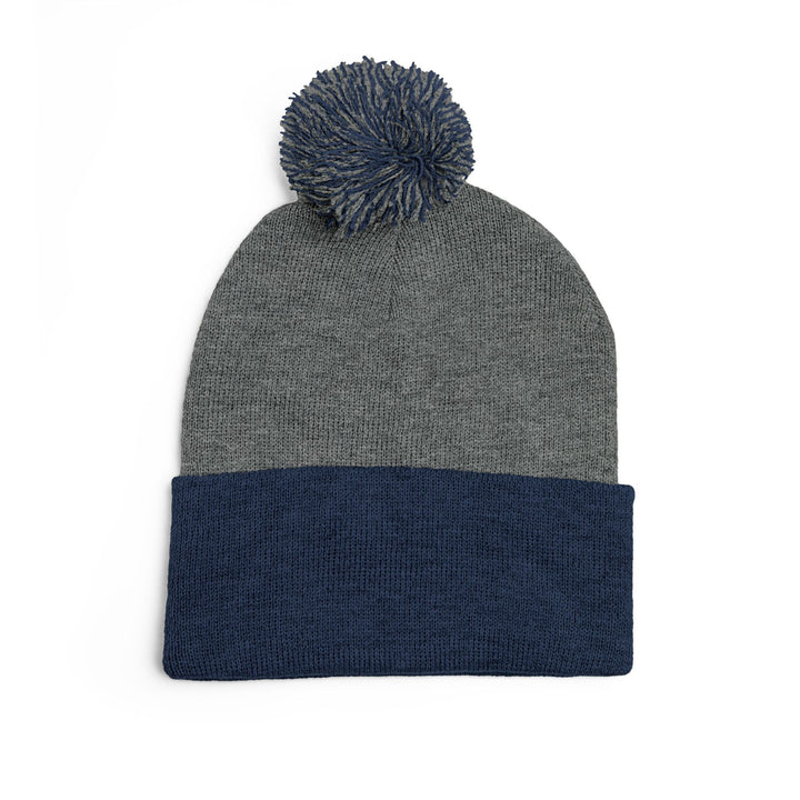 Cozy Pom-Pom Knit Cap - 'Boss Bitch' Beanie, Winter Hat, Gift for Her, Trendy Accessories, Fashionable Headwear