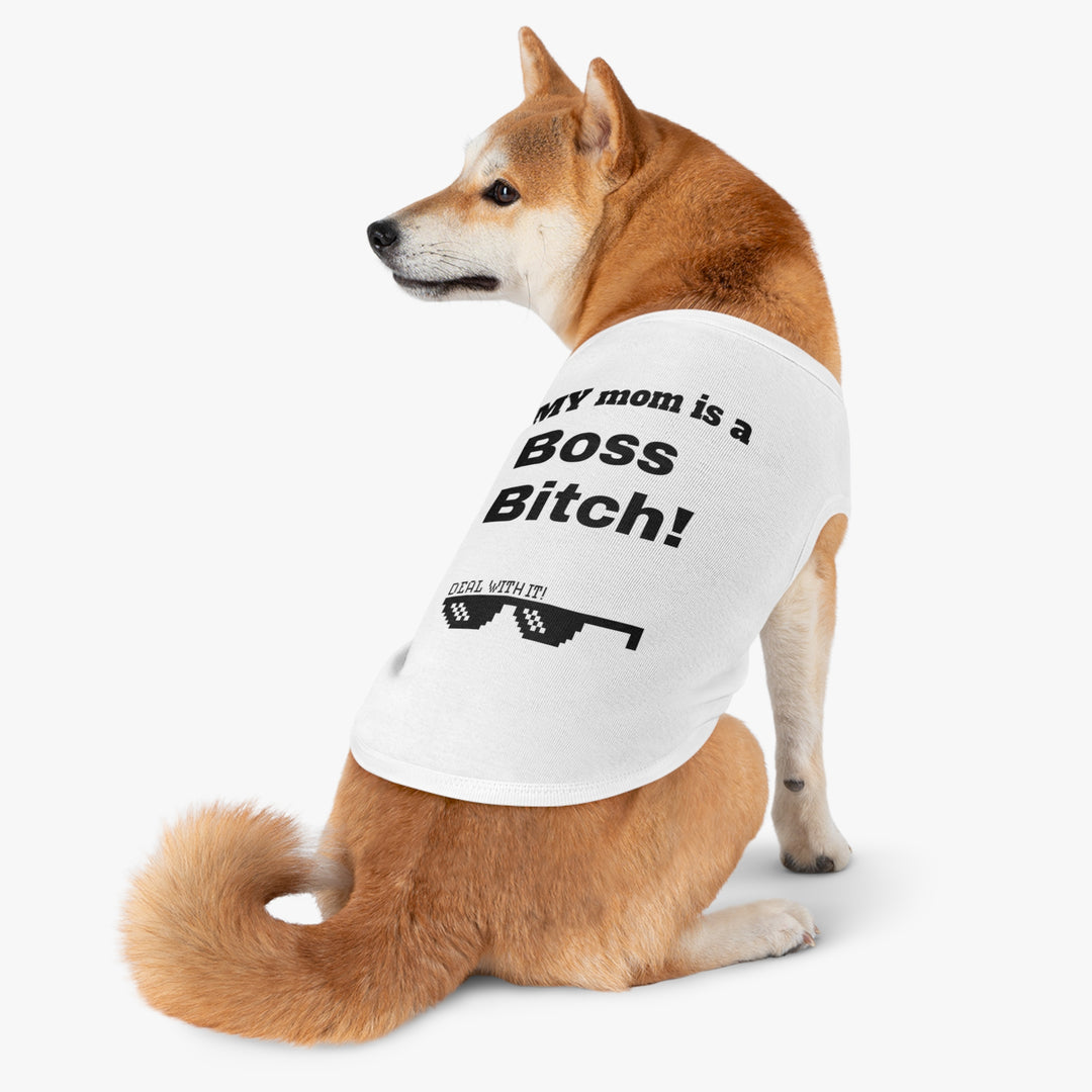 Boss Bitch Pet Tank Top, Funny Dog Shirt, Pet Apparel, Gift for Dog Lovers, Cute Dog Outfit, Summer Pet Fashion