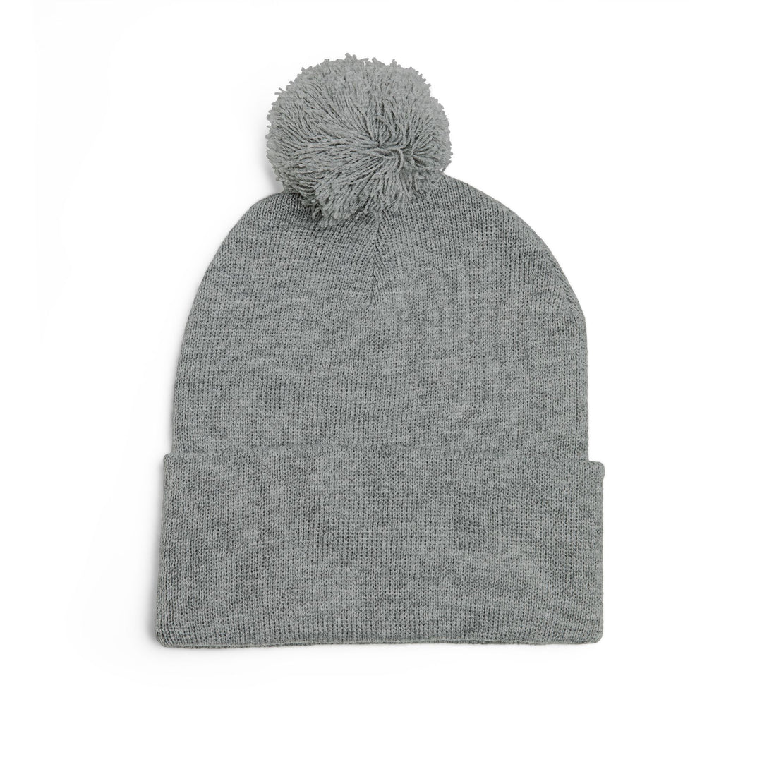 Cozy Pom-Pom Knit Cap - 'Boss Bitch' Beanie, Winter Hat, Gift for Her, Trendy Accessories, Fashionable Headwear