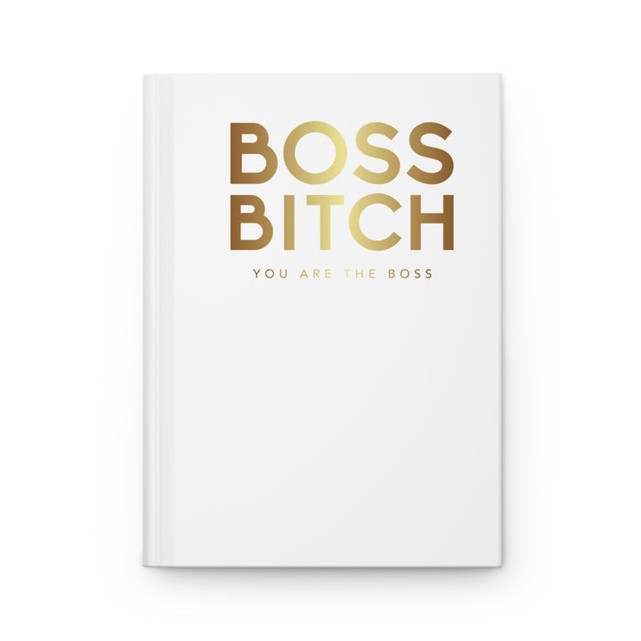 Boss Bitch Hardcover Journal - Motivational Stationery for Empowered Women, Gift for Bosses, Entrepreneurs, Office Decor, Self-Care