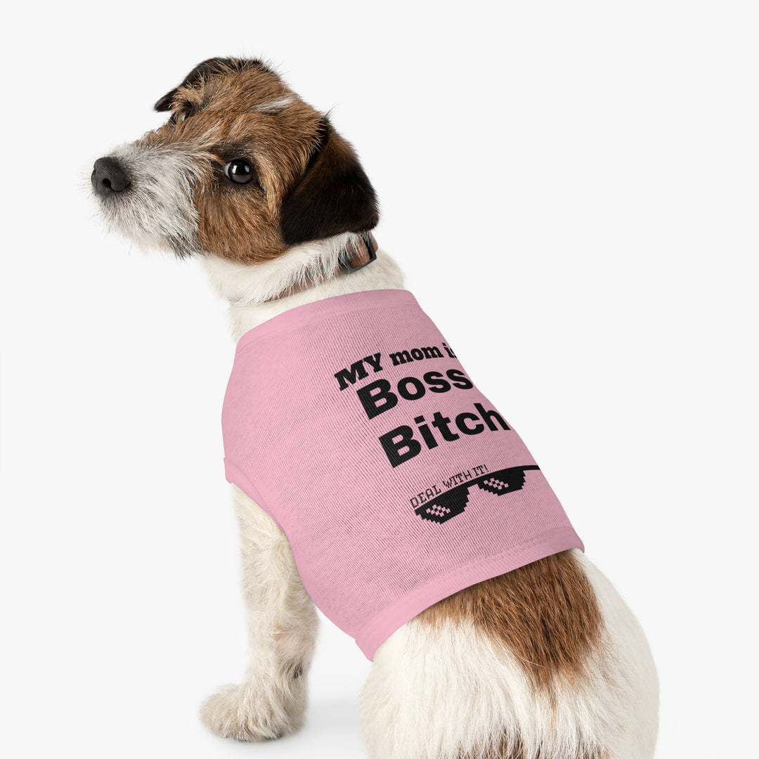 Boss Bitch Pet Tank Top, Funny Dog Shirt, Pet Apparel, Gift for Dog Lovers, Cute Dog Outfit, Summer Pet Fashion