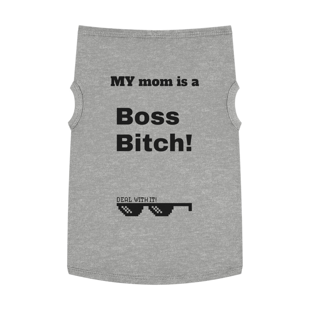 Boss Bitch Pet Tank Top, Funny Dog Shirt, Pet Apparel, Gift for Dog Lovers, Cute Dog Outfit, Summer Pet Fashion