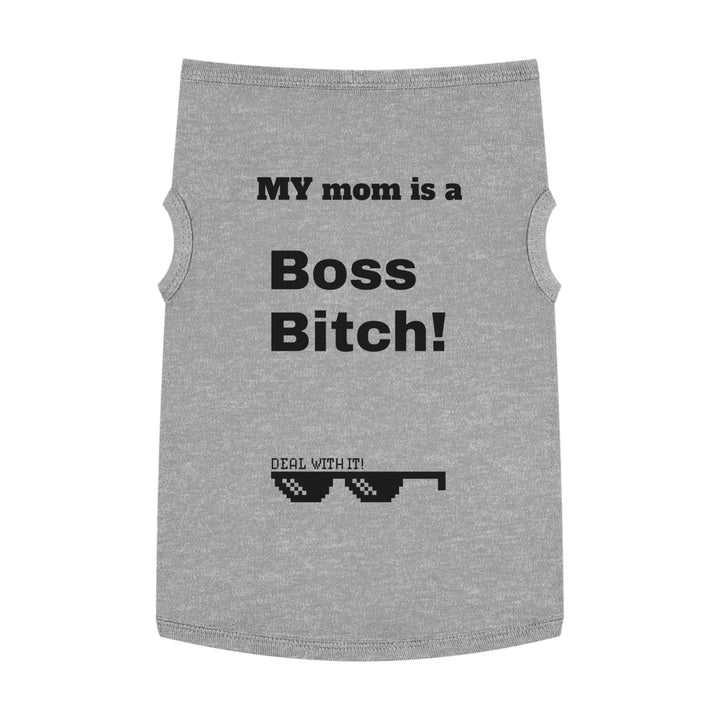 Boss Bitch Pet Tank Top, Funny Dog Shirt, Pet Apparel, Gift for Dog Lovers, Cute Dog Outfit, Summer Pet Fashion