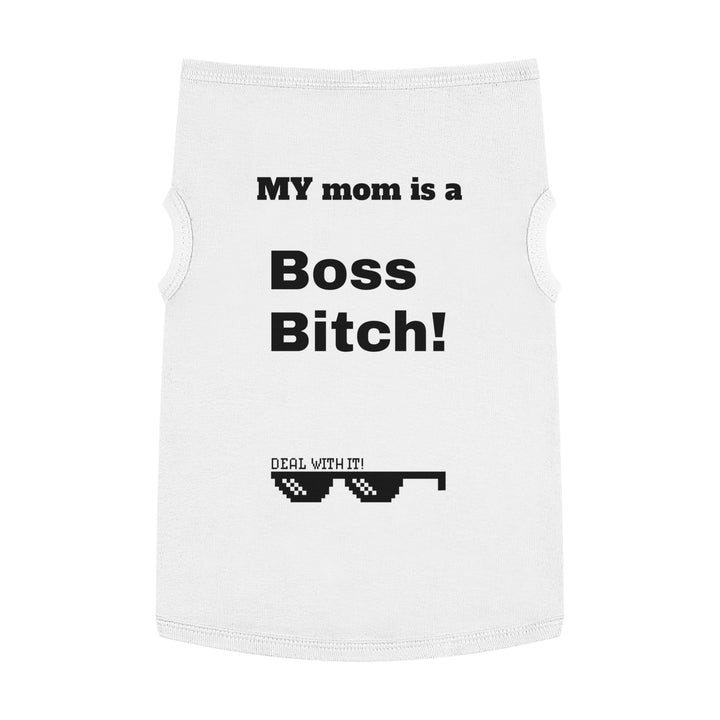 Boss Bitch Pet Tank Top, Funny Dog Shirt, Pet Apparel, Gift for Dog Lovers, Cute Dog Outfit, Summer Pet Fashion