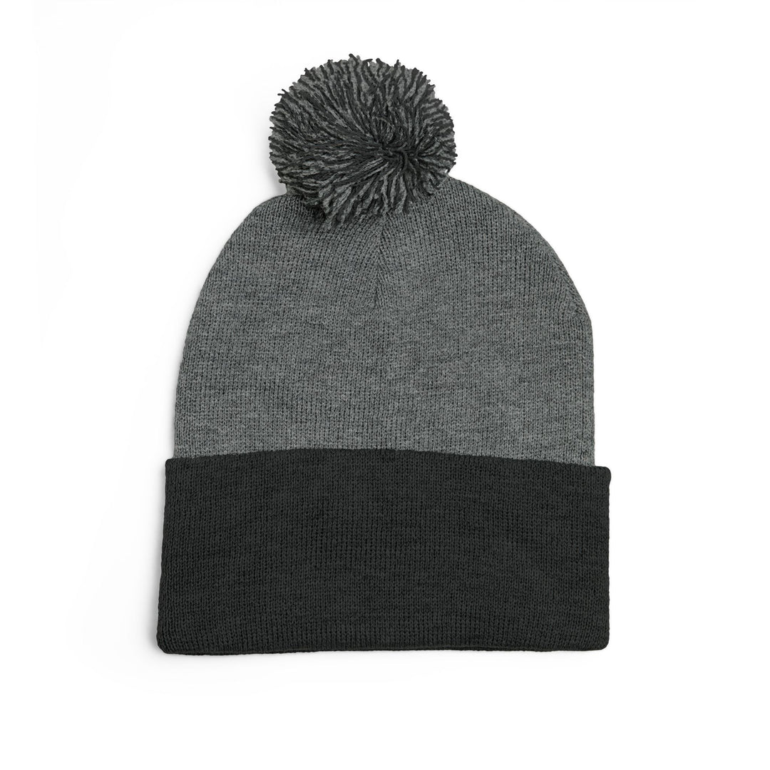 Cozy Pom-Pom Knit Cap - 'Boss Bitch' Beanie, Winter Hat, Gift for Her, Trendy Accessories, Fashionable Headwear