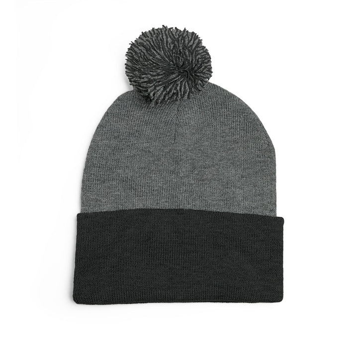 Cozy Pom-Pom Knit Cap - 'Boss Bitch' Beanie, Winter Hat, Gift for Her, Trendy Accessories, Fashionable Headwear