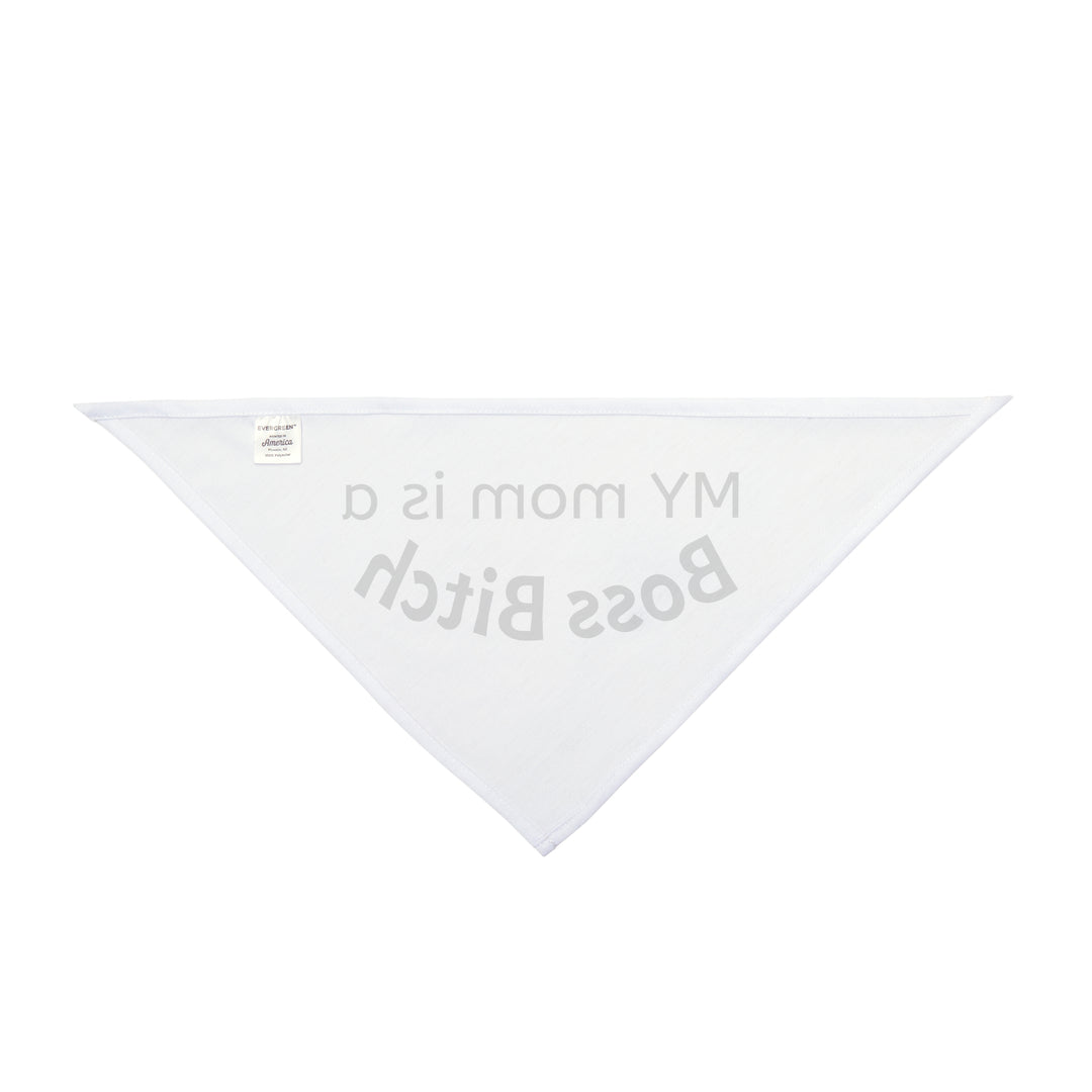 Funny Pet Bandana for Boss Moms, Dog Accessory, Gift for Dog Lovers, Cute Pet Apparel, Pet Birthday