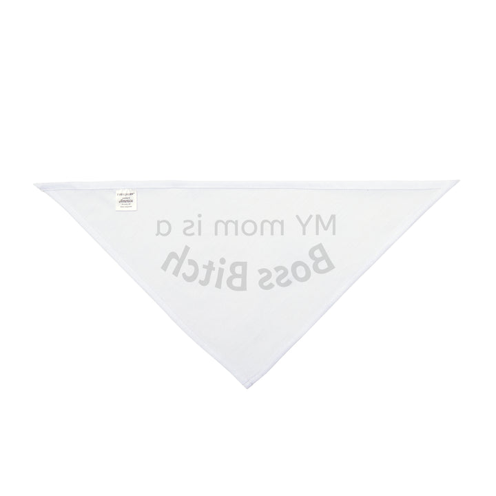 Funny Pet Bandana for Boss Moms, Dog Accessory, Gift for Dog Lovers, Cute Pet Apparel, Pet Birthday