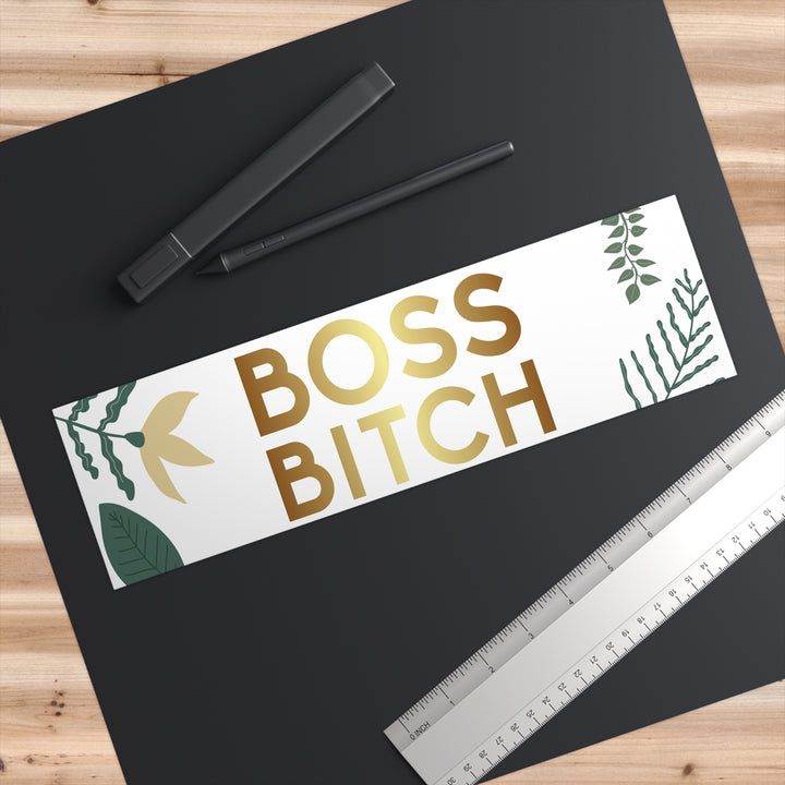Boss Bitch Bumper Sticker | Empowering Car Decal | Modern Floral Design, Motivational Quotes, Great for Gifts, Home Decor, Vehicle [...]