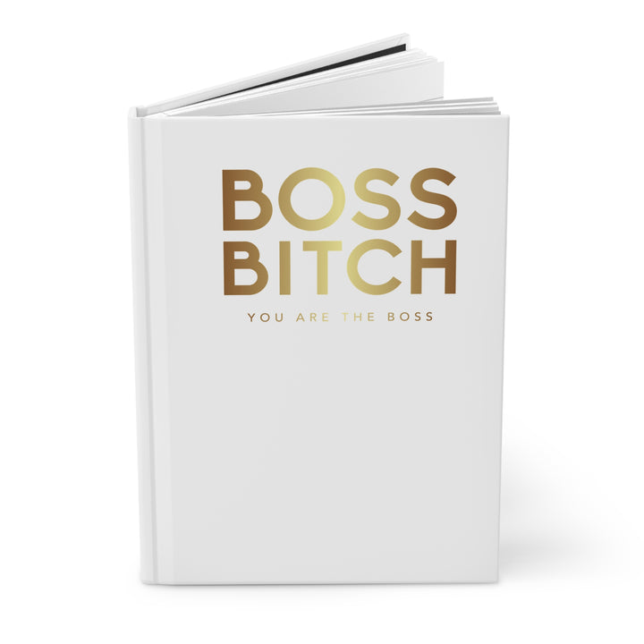 Boss Bitch Hardcover Journal - Motivational Stationery for Empowered Women, Gift for Bosses, Entrepreneurs, Office Decor, Self-Care
