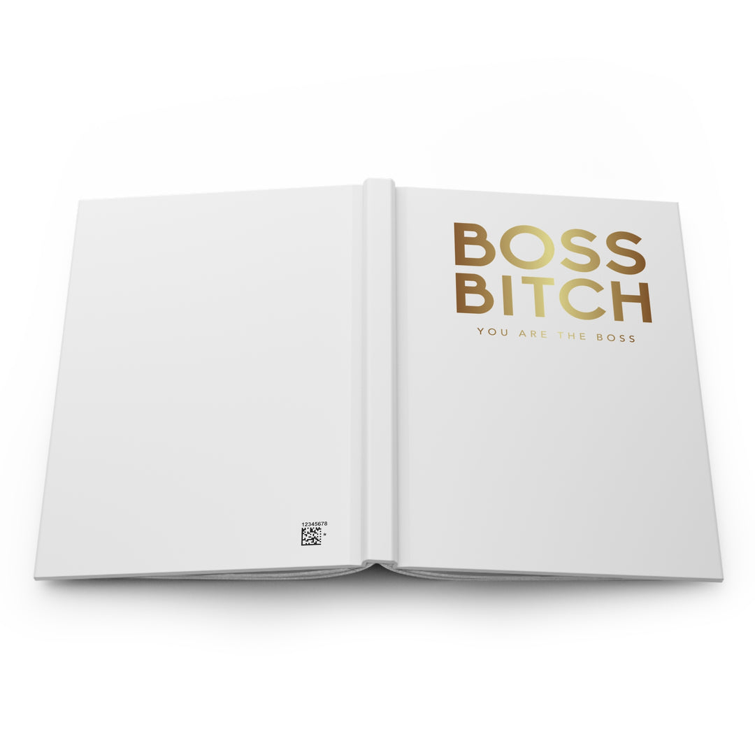 Boss Bitch Hardcover Journal - Motivational Stationery for Empowered Women, Gift for Bosses, Entrepreneurs, Office Decor, Self-Care