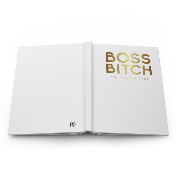 Boss Bitch Hardcover Journal - Motivational Stationery for Empowered Women, Gift for Bosses, Entrepreneurs, Office Decor, Self-Care