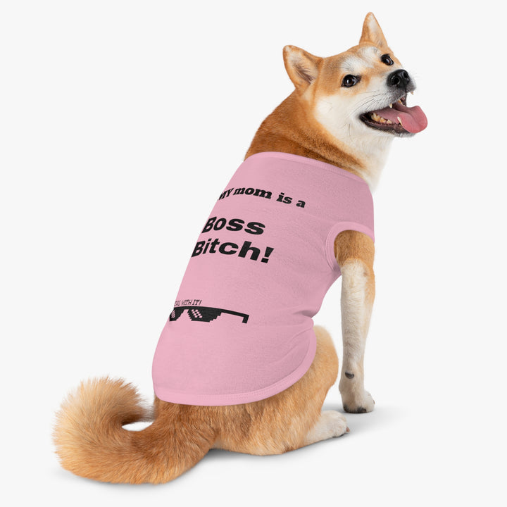 Boss Bitch Pet Tank Top, Funny Dog Shirt, Pet Apparel, Gift for Dog Lovers, Cute Dog Outfit, Summer Pet Fashion