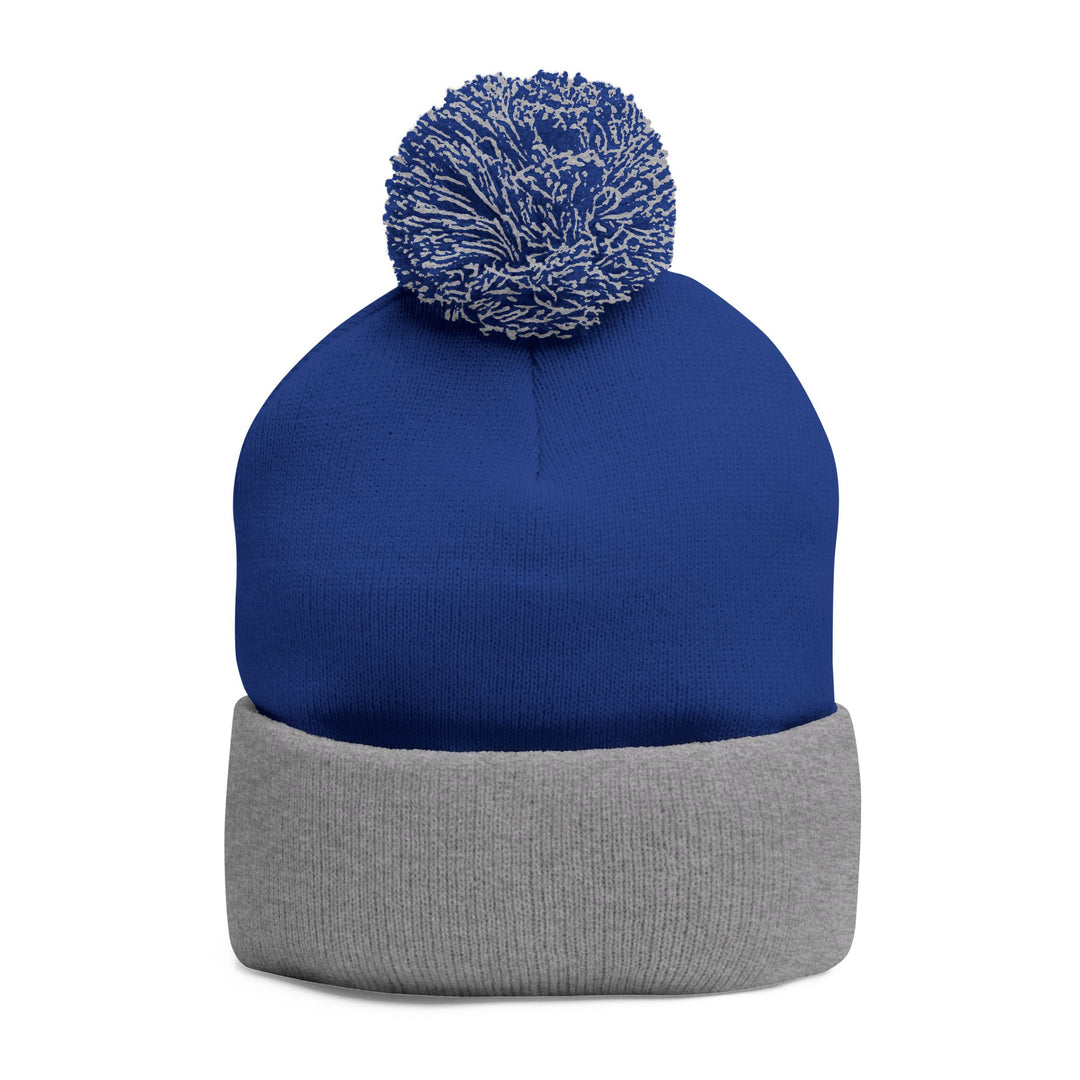 Cozy Pom-Pom Knit Cap - 'Boss Bitch' Beanie, Winter Hat, Gift for Her, Trendy Accessories, Fashionable Headwear