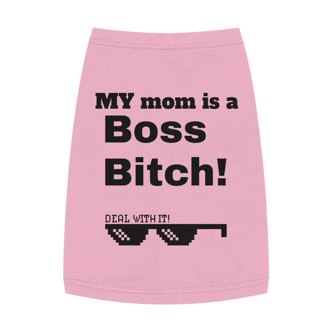 Boss Bitch Pet Tank Top, Funny Dog Shirt, Pet Apparel, Gift for Dog Lovers, Cute Dog Outfit, Summer Pet Fashion