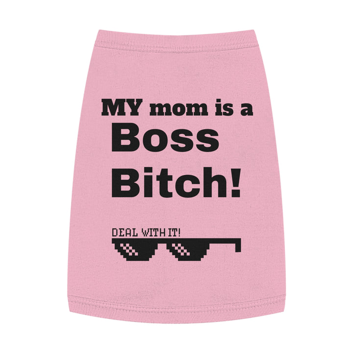 Boss Bitch Pet Tank Top, Funny Dog Shirt, Pet Apparel, Gift for Dog Lovers, Cute Dog Outfit, Summer Pet Fashion