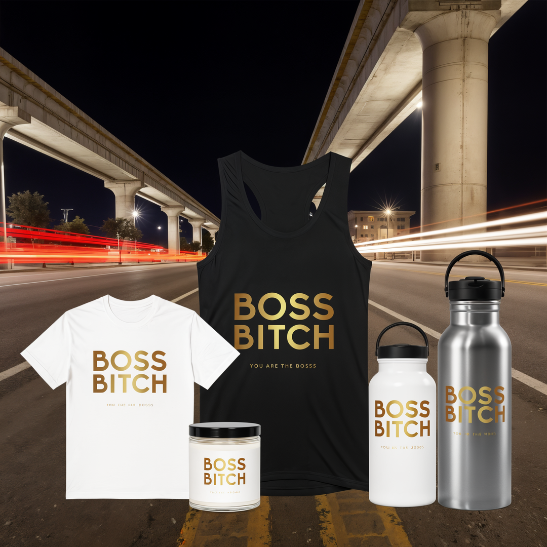 Boss is thirsty - Stainless Steel Water Bottle with Straw - 20oz - Perfect for Fitness Enthusiasts